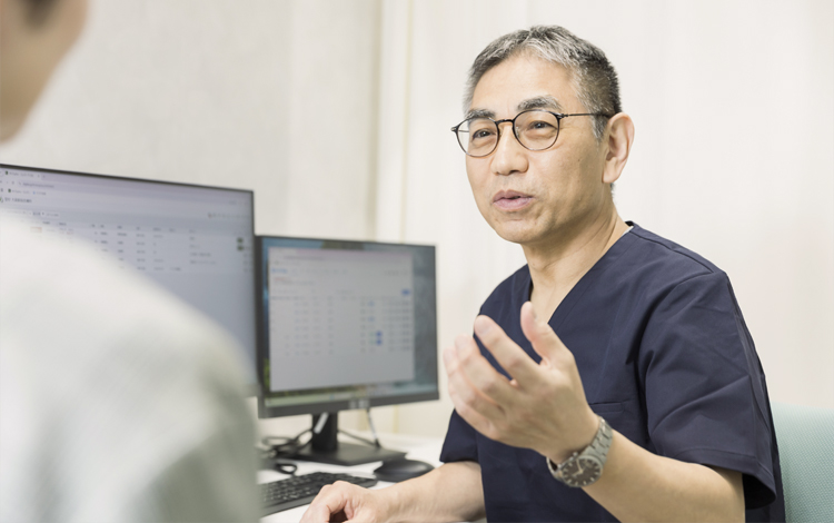 白斑学会会長による診療